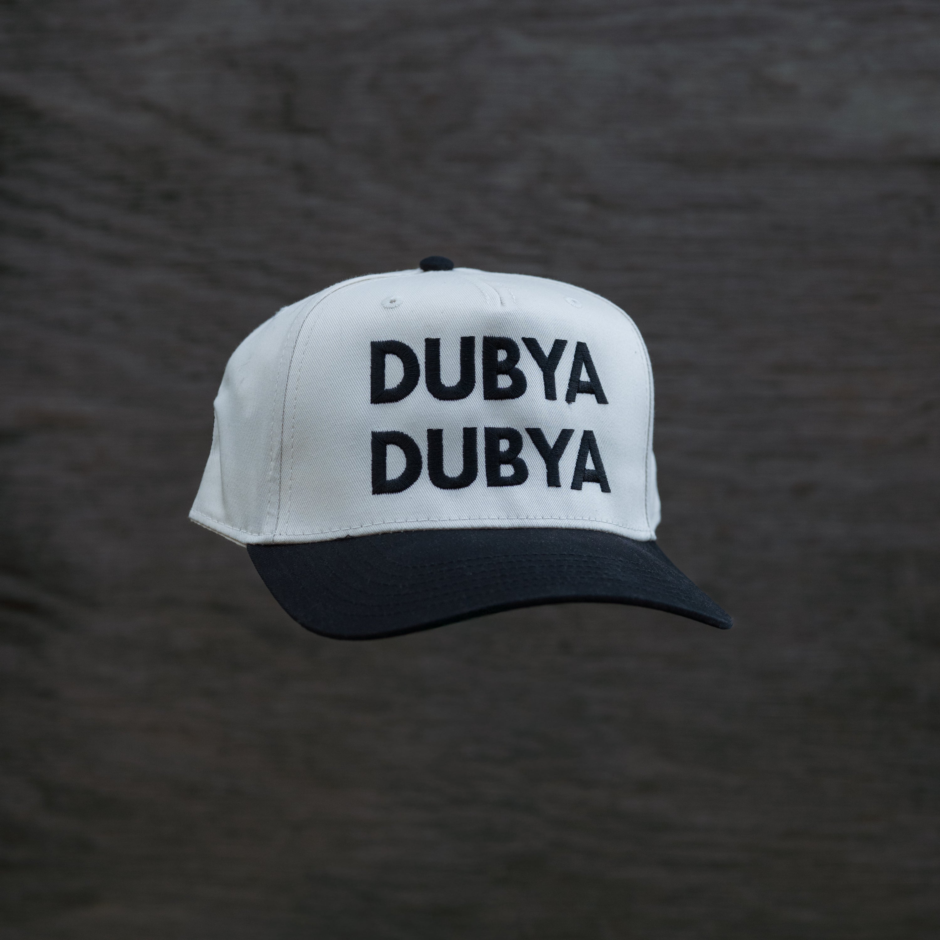 Otto cream/black  Dubya Dubya logo embroidered