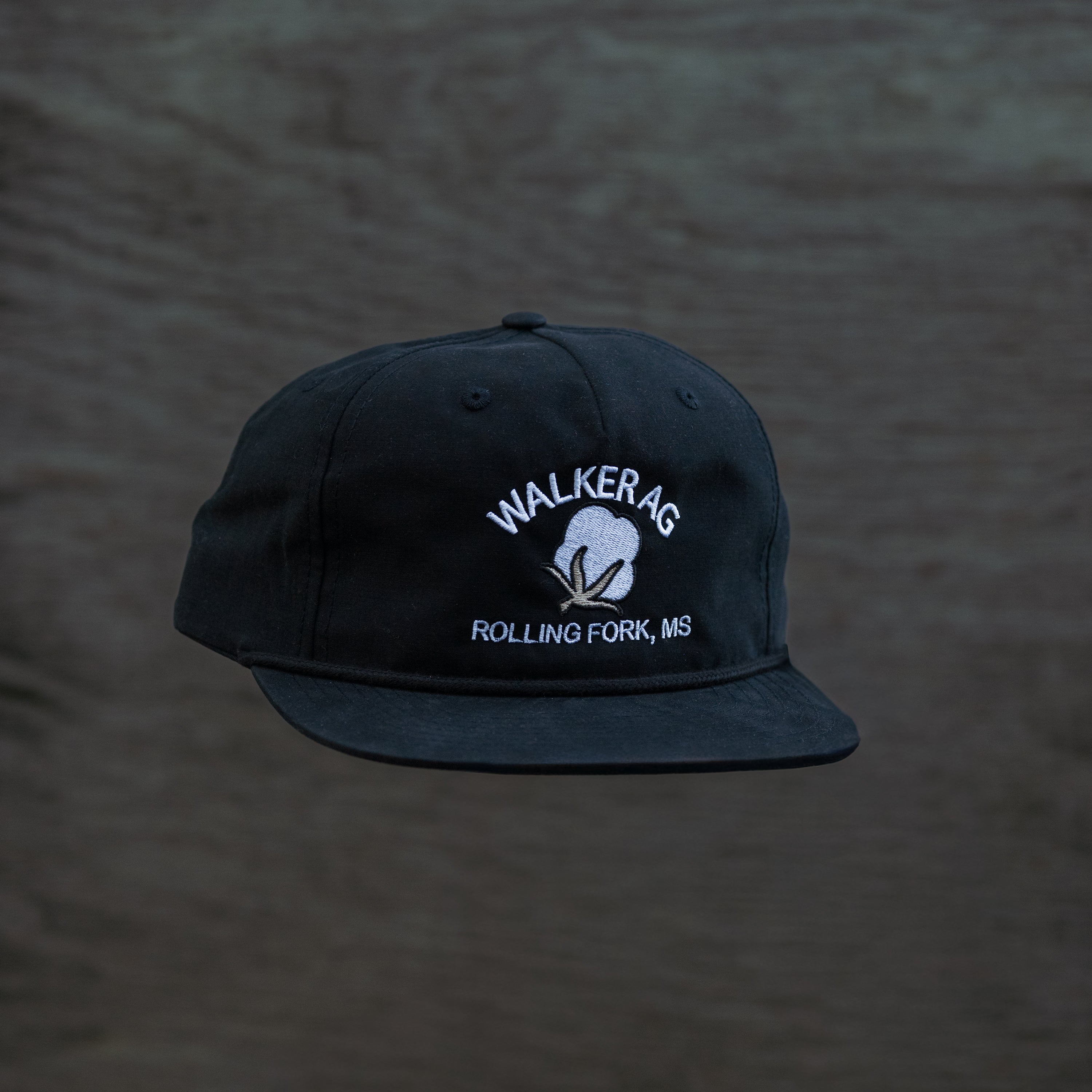 R256 Black Walker AG  logo embroidered