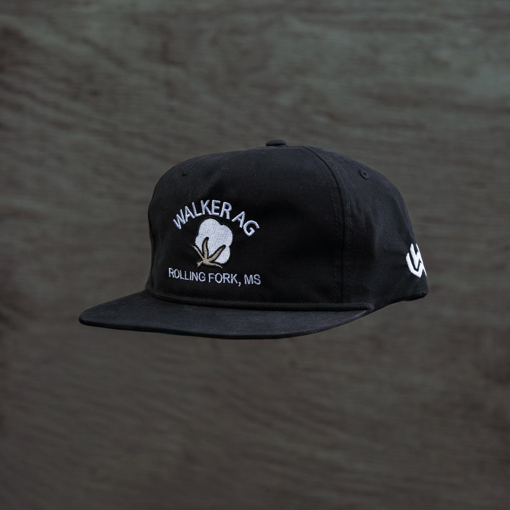 R256 Black Walker AG  logo embroidered